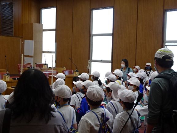 会染小学校3年生の社会見学