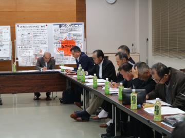 池田町商工会の皆さんとの意見交換会の様子