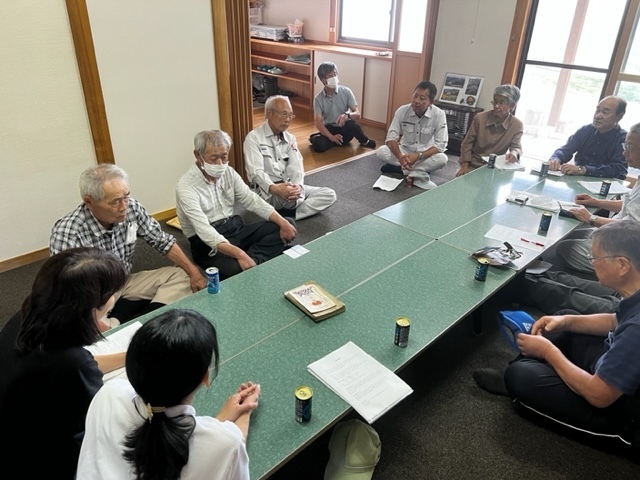 広津・陸郷の皆さんと懇談