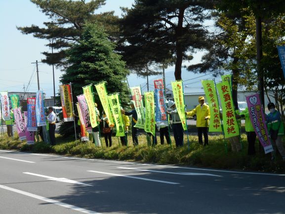 春の交通安全指導所に参加した