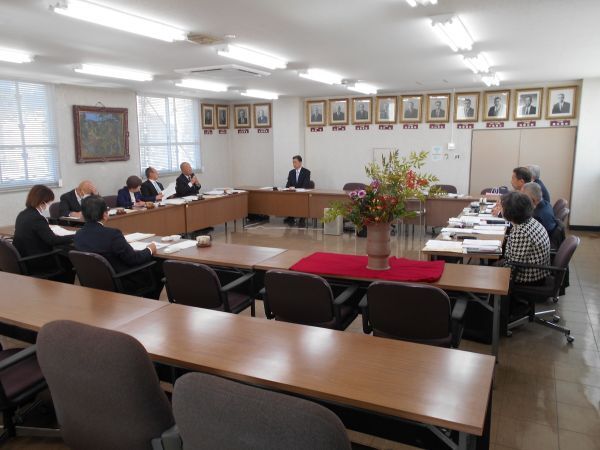 大泉町議会基本条例の一部改正について会議の様子