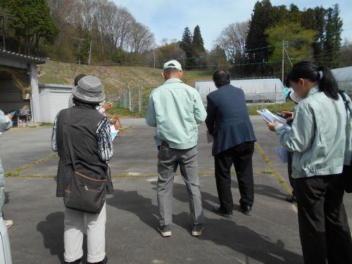 鳥獣害対策焼却炉の予定地