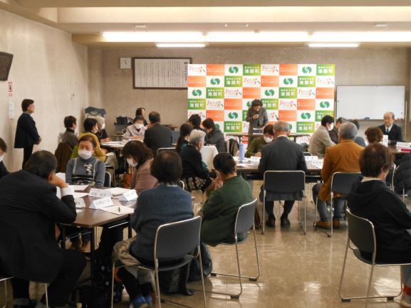 女性団体連絡協議会の皆さんとの懇談会の様子
