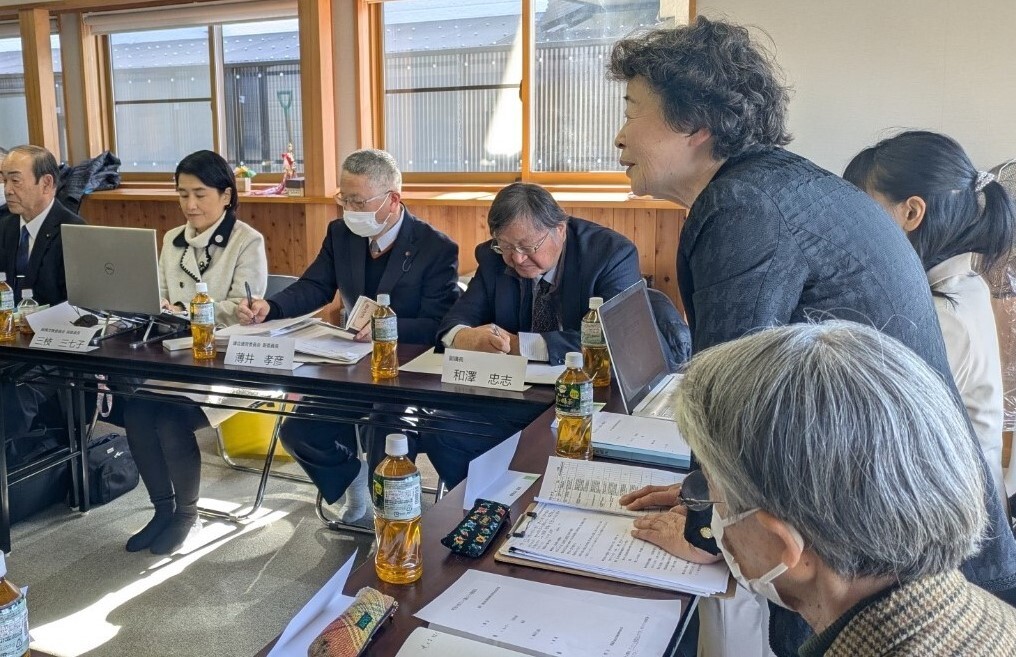 滝の台の皆さんとの懇談会の様子
