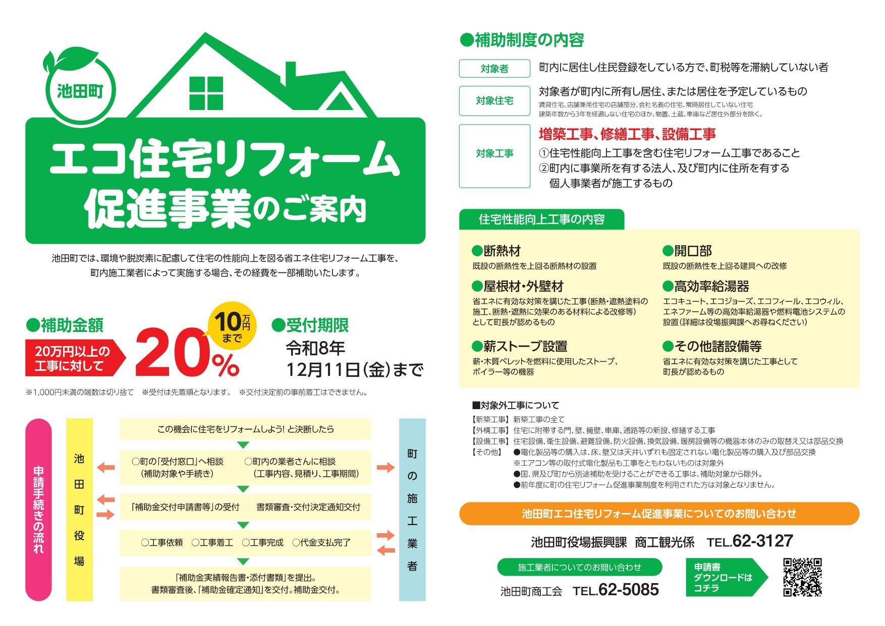 池田町エコ住宅リフォーム促進事業補助金について | 長野県・あづみ野