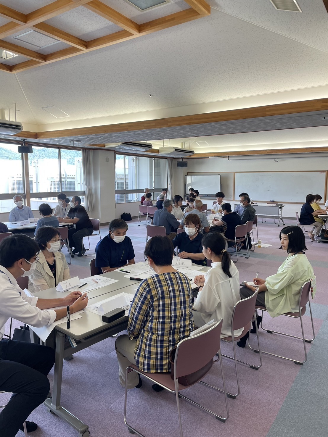 町民ミーティングの様子