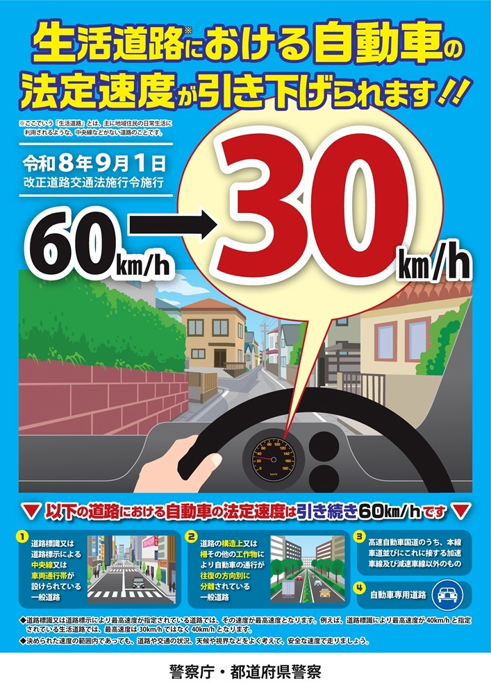 生活道路ポスター